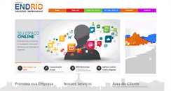 Desktop Screenshot of endrio.com.br