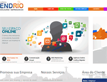 Tablet Screenshot of endrio.com.br